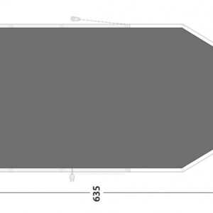 Podlážka stanu Outwell Footprint s integrovaným přepínačem vpředu Parkdale 6PA