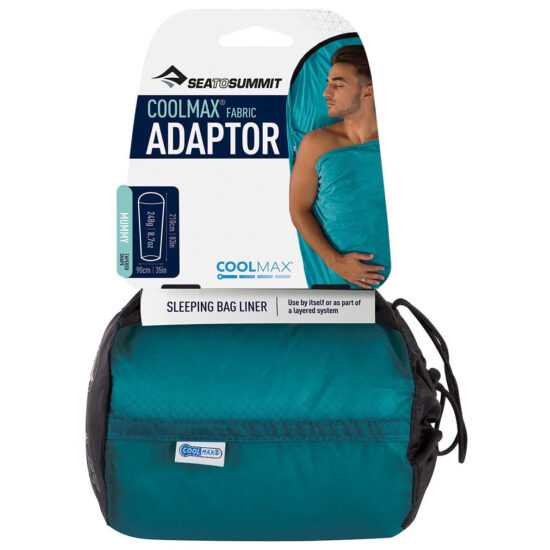 Vložka do spacáku Sea to Summit Coolmax Adaptor Barva: modrá Vložka do spacáku Sea to Summit Coolmax Adaptor Barva: modrá