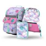 Set batohu Baagl Zippy SET 3 Nebe Barva: světle modrá