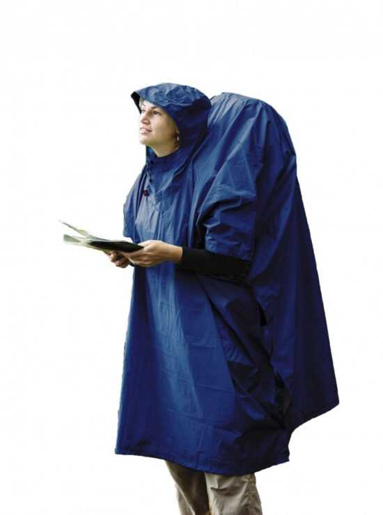 Multifunkční pončo 70D Tarp Poncho Blue (barva modrá)