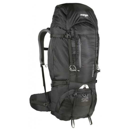 Turistický batoh Vango Sherpa 70:80 Barva: černá Turistický batoh Vango Sherpa 70:80 Barva: černá