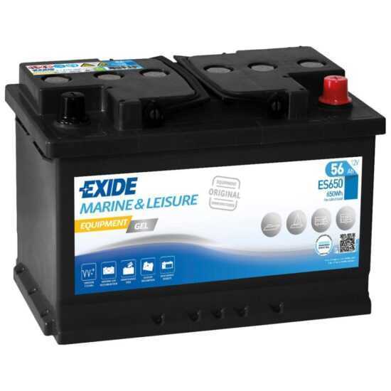 EXIDE Gelová baterie Equipment Gel ES ES 650 56 Ah EXIDE Gelová baterie Equipment Gel ES ES 650 56 Ah