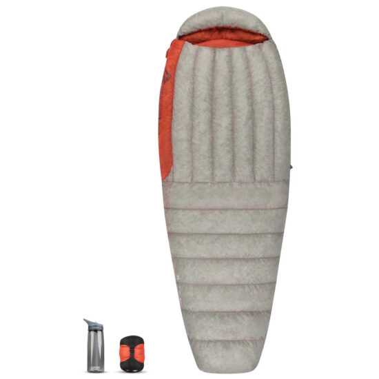 Spacák Sea to Summit Flame FmI - Women's Regular Barva: šedá/červená Spacák Sea to Summit Flame FmI - Women's Regular Barva: šedá/červená