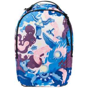Městský batoh Baagl eARTh City Jungle by Mára Čmára Barva: modrá