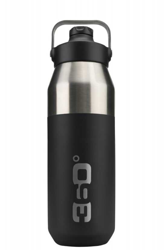 Vacuum Insulated Stainless Steel Bottle Sip Cap 750ml Black