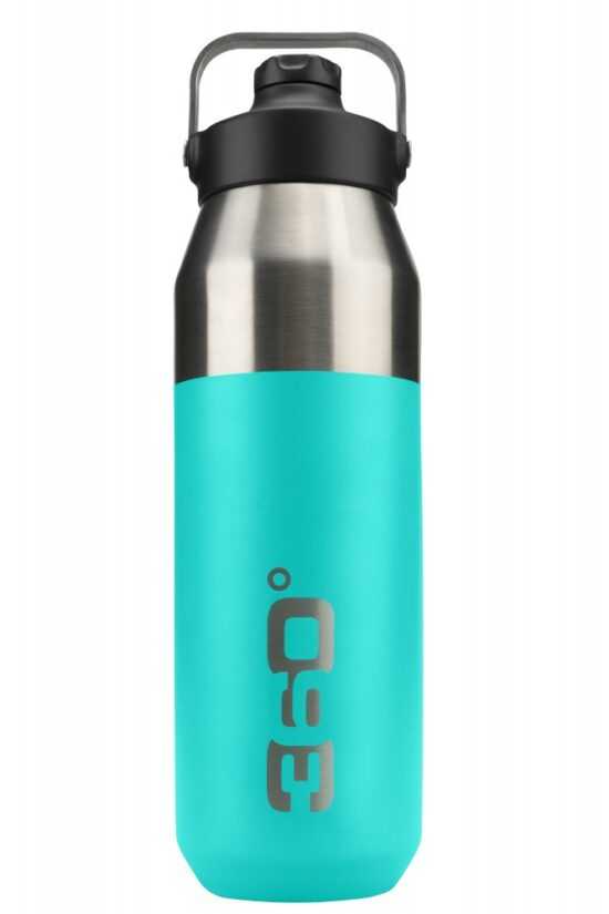 Vacuum Insulated Stainless Steel Bottle Sip Cap 1L Turquoise