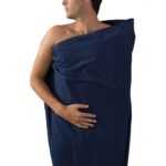 Prémiová bavlněná vložka do spacáku v prodloužené variantě Premium Cotton Travel Liner - Long (Rectangular) Modrá