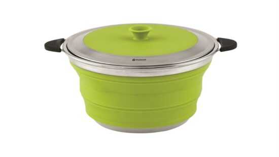 Hrnec s poklicí Outwell Collaps 4.5L Lime Green Hrnec s poklicí Outwell Collaps 4.5L Lime Green