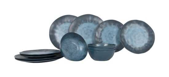 Jídelní nádobí - tmavě modré - 12 dílů Jídelní nádobí - tmavě modré - 12 dílů