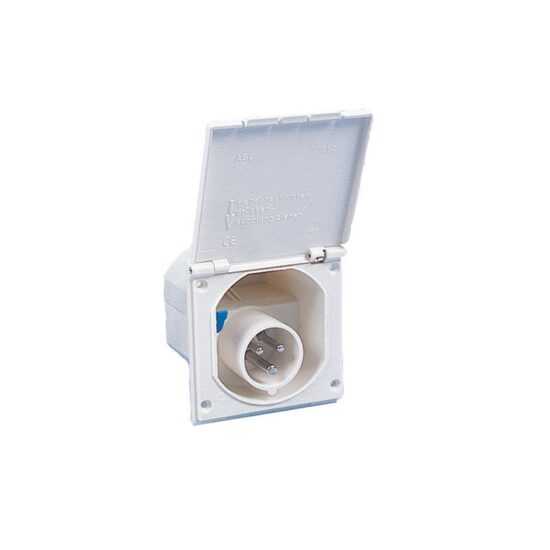 Venkovní zásuvka elektrického přívodu 230V pro obytné vozy Venkovní zásuvka elektrického přívodu 230V pro obytné vozy