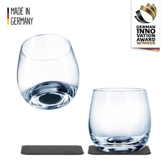 Silwy magnetická sklenice na whisky 2 ks // Crystal Glasses
