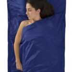 Vložka do spacáku Silk/Cotton Travel Liner Traveller (with Pillow Slip) Modrá