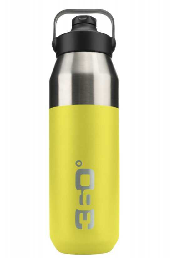 Vacuum Insulated Stainless Steel Bottle Sip Cap 1L Lime