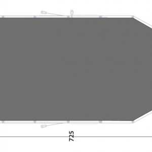 Podlážka stanu Outwell Footprint s integrovaným přepínačem vpředu Queensdale 8PA