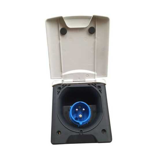 Venkovní zásuvka elektrického přívodu 220V pro obytné vozy Venkovní zásuvka elektrického přívodu 220V pro obytné vozy